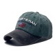 New cross-border 3D SPORTS MAN embroidered baseball cap, vintage embroidered baseball cap, washed and distressed sun visor.