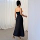 European and American Sexy Hollow Sheer Skirt, Popular Fashion, Versatile Lace Sheer Long Skirt for Outdoors