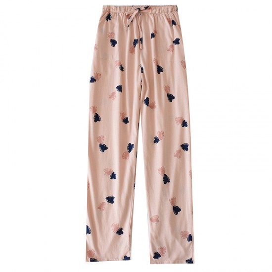 New women's cotton air-layer pajama pants, tapered, warm, thickened, home wear. Loose casual trousers New women's cotton air-layer pajama pants, tapered, warm, thickened, home wear. Loose casual trousers