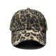 Wholesale Korean 2024 new American retro leopard print distressed baseball caps, soft-top, niche baseball caps for women.
