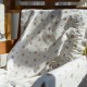 French-style punch-free door curtains, fresh floral short curtains, half curtains, American country bedroom floating curtains, sheer curtains, and partition curtains