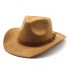 Amazon's new European and American style woolen hats, suede, and couple's woolen western cowboy hats.