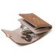 Pureti 2023 new women's short wallet, three-fold, floral hardware, fresh-looking, student coin purse. Coin purse and card holder