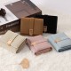 New Lovebu Japanese-Korean style solid-color zippered foldable multifunctional wallet, student coin purse, in stock for wholesale. New Lovebu Japanese-Korean style solid-color zippered foldable multifunctional wallet, student coin purse, in stock for wholesale.