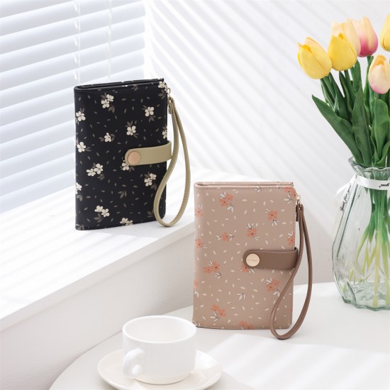 PRETTYZYS anti-theft multi-functional printed card holder, ID and passport bag, travel passport wallet.
