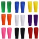 Men's long football shin guards and socks. Anti-friction calf protection for soccer socks