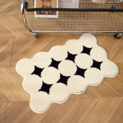 Entrance door mats, long bedroom bedside rugs, kitchen and bathroom non-slip absorbent mats for comfortable home use.
