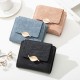 Ready Stock Wholesale Women's Short Wallet, Korean Fresh Leaf Buckle, Mini Student Coin Purse, Wholesale
