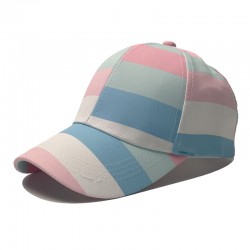 New cross-border colorful striped baseball caps, fashionable and versatile for spring and summer, outdoor colorblock sun hats for men and women.