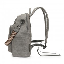 Women's backpacks, 2025 new large-capacity PU retro business bags, backpacks, laptop backpacks wholesale.