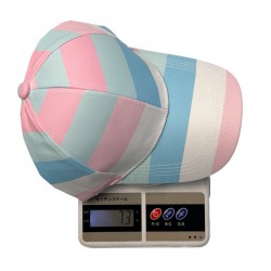 New cross-border colorful striped baseball caps, fashionable and versatile for spring and summer, outdoor colorblock sun hats for men and women.