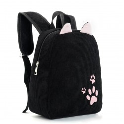Cross-border hot-selling kindergarten school backpack, children's multi-color corduroy, new solid color, cute baby bag