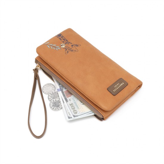 Lianbu New Women's Long Wallet, Bi-Fold Multi-Function Large-Capacity Zipper Clutch, PU Wallet, Wholesale