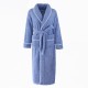 Extra-long nightgown set, autumn/winter, thickened coral fleece with pants, men's, plus-size, plush, plush, women's nightgown.
