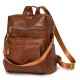 2025 New European and American Retro Fashion Women's Backpack, Trendy and Stylish, Large Capacity, Commuting, Fashionable, Tasseled Backpack Wholesale