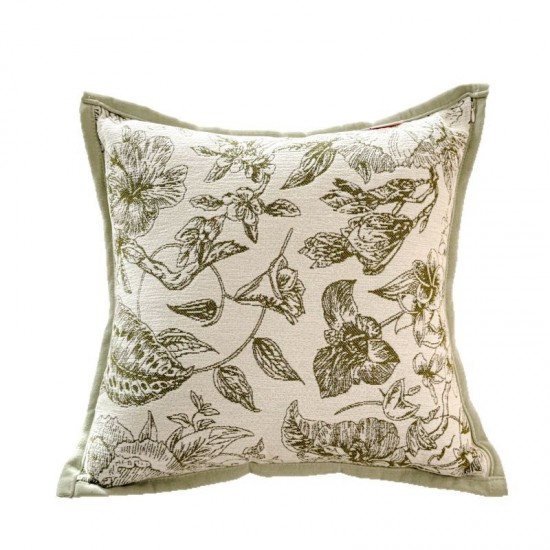 Cross-border Nordic ins chenille jacquard velvet pillow, fresh floral cushion, living room sofa cushion cover Cross-border Nordic ins chenille jacquard velvet pillow, fresh floral cushion, living room sofa cushion cover