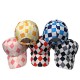 2024 new plaid curved-brim baseball caps for women, versatile soft-top sun protection and visor for casual travel.