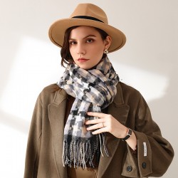 2023 new plaid scarf for women winter mid-length tassel shawl fashionable street style faux cashmere warm scarf for men. 2023 new plaid scarf for women winter mid-length tassel shawl fashionable street style faux cashmere warm scarf for men.