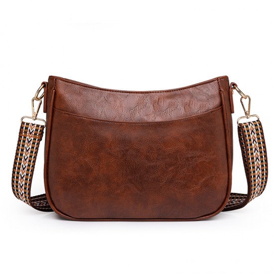 Cross-border soft leather women's commuter underarm bag, casual women's shoulder bag, large-capacity retro crossbody bag Cross-border soft leather women's commuter underarm bag, casual women's shoulder bag, large-capacity retro crossbody bag