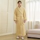 Couple's ice silk bathrobe, women's summer, thin, digitally printed, simulated silk nightgown, men's, plus-size, spring/autumn.