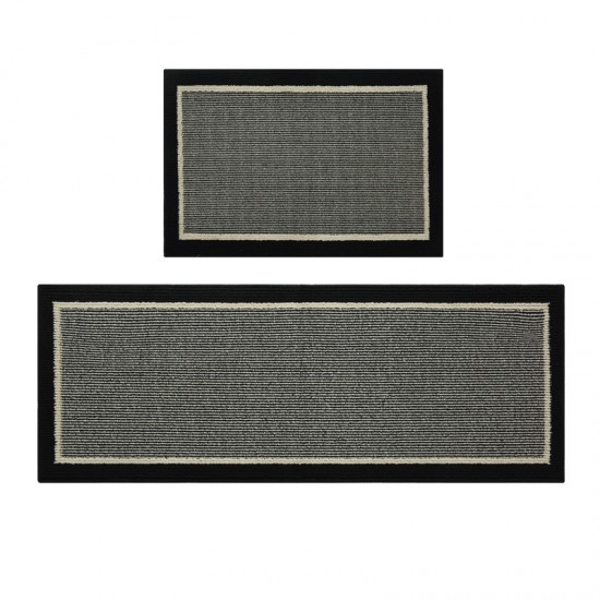 Cross-border kitchen mat, absorbent, non-slip, stain-resistant, waterproof, and oil-resistant, imitation wool woven entrance mat. Cross-border kitchen mat, absorbent, non-slip, stain-resistant, waterproof, and oil-resistant, imitation wool woven entrance mat.