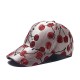 Korean style fashionable cherry jacquard pattern women's hardtop baseball caps, casual sun protection, versatile and fashionable baseball caps. Korean style fashionable cherry jacquard pattern women's hardtop baseball caps, casual sun protection, versatile and fashionable baseball caps.