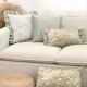 Cross-border ins American pastoral embroidery pillowcase, lumbar support for living room sofa, retro solid color cushion cover Cross-border ins American pastoral embroidery pillowcase, lumbar support for living room sofa, retro solid color cushion cover