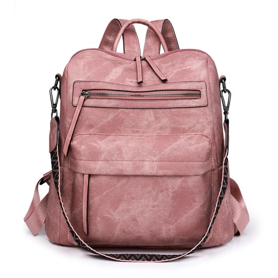 Cross-border backpacks Women's PU soft leather backpack, versatile large-capacity dual-use shoulder bag. Cross-border backpacks Women's PU soft leather backpack, versatile large-capacity dual-use shoulder bag.