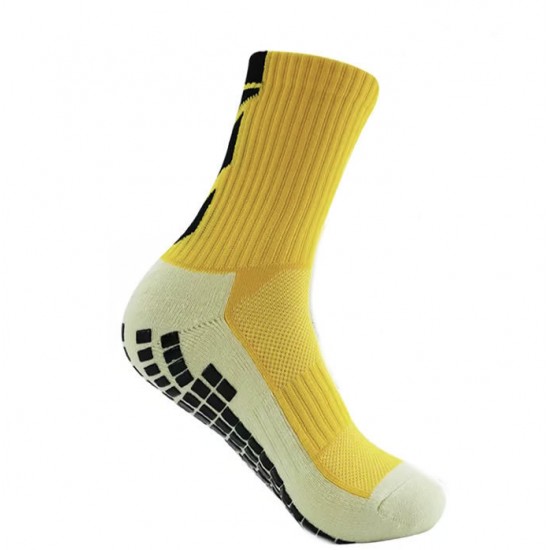 Men's towel-soled rubberized football socks, non-slip training, sweat-wicking, breathable, arrow-shaped sports socks Men's towel-soled rubberized football socks, non-slip training, sweat-wicking, breathable, arrow-shaped sports socks