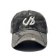 New American distressed lettered embroidered large logo camouflage baseball caps, outdoor casual sun protection caps.