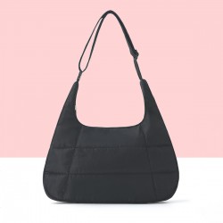 Cross-border corduroy cosmetic bag with letter embroidery, fashionable and casual women's travel toiletry bag