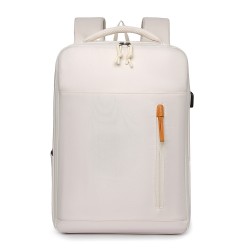 Large-capacity student backpacks, women's backpacks, solid-color, simple men's travel backpacks, short-distance business trip carry-on luggage