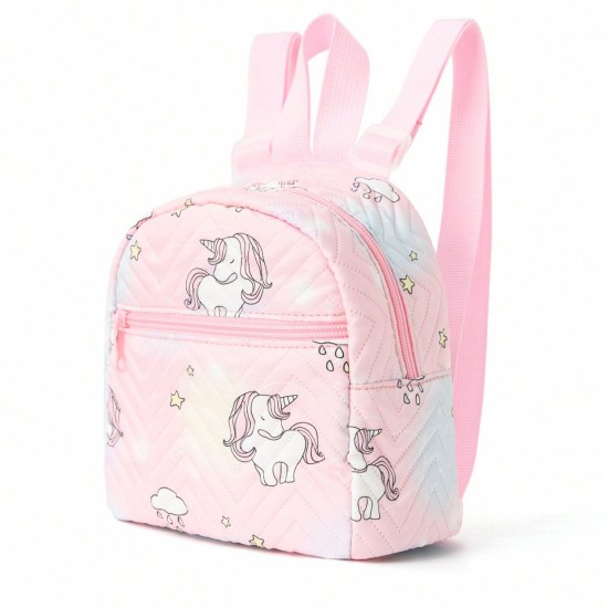 Cross-border hot-selling women's fashionable mini backpack with cute star and moon print, soft plush, adjustable backpack Cross-border hot-selling women's fashionable mini backpack with cute star and moon print, soft plush, adjustable backpack