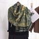 European and American retro oil painting style, an elegant, stylish, niche, warm neck scarf.