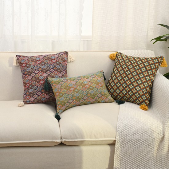 French bellflower sofa throw pillowcases, INS living room pillows, bedside cushions, lumbar support pillows, tatami bay window cushions. French bellflower sofa throw pillowcases, INS living room pillows, bedside cushions, lumbar support pillows, tatami bay window cushions.