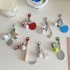 Instagram-style high-transparency cartoon KT cat glass, cute borosilicate water cup, girly milk breakfast cup