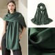 2025 Spring/Summer new silk scarf, fashionable sunscreen, long beach scarf, solid color cotton and linen silk scarf, wholesale