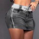2025 new European and American style skirts, cross-border Amazon short contrasting drawstring hip skirts for women.