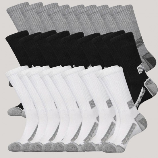 Amazon cross-border men's socks, plus-size, men's basketball mid-calf socks for export, best-selling in black, white, and gray.