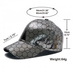 New cross-border thin reflective men's spring and summer cycling hats, hip-hop style sun protection caps and hardtops for women.