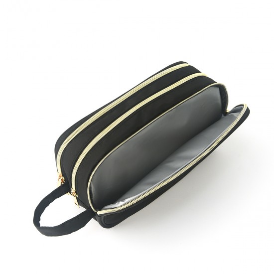 Feihong cross-border embroidered lettering cosmetic bag, Amazon waterproof, portable toiletry bag, large capacity, portable storage bag