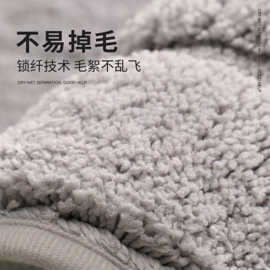 Cross-border thickened absorbent bathroom mat, bathroom doormat, non-slip toilet doormat, entrance doormat, home rug.