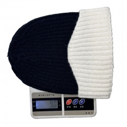 Winter colorblock earmuffs for women, cross-border brimless beanie, versatile and simple men's warm knitted hat, wholesale.