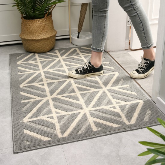 Nordic entryway mats, dust-removing, wear-resistant, and stain-resistant entranceway rugs