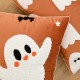 Cross-border Halloween ghost embroidered pillows, home holiday decoration sofa cushions, living room plush creative cushions Cross-border Halloween ghost embroidered pillows, home holiday decoration sofa cushions, living room plush creative cushions