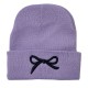 New cross-border knitted hats for women, fashionable and versatile, autumn and winter, Korean-style outdoor bow embroidered wool hats. New cross-border knitted hats for women, fashionable and versatile, autumn and winter, Korean-style outdoor bow embroidered wool hats.
