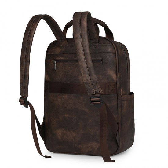 2025 new foreign trade women's bag, fashionable PU backpack, multifunctional large-capacity commuter backpack.