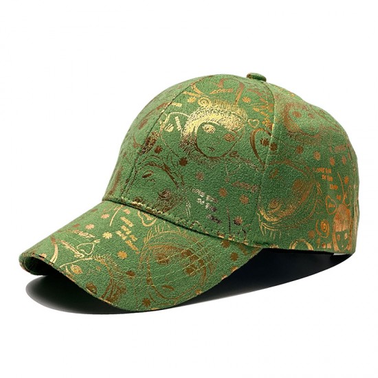Women's cross-border hats, personalized graffiti baseball caps, hardtop outdoor sun protection, sun visor hats, heat transfer baseball caps for men.