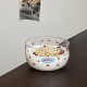 Homemade cute cartoon ratatouille bag pendant, cute plush mouse stuffed animal keychain charm.