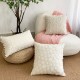 French luxury 3D lace embroidered pillow, ins cotton and linen embossed butterfly and feather, girly sofa cushion French luxury 3D lace embroidered pillow, ins cotton and linen embossed butterfly and feather, girly sofa cushion